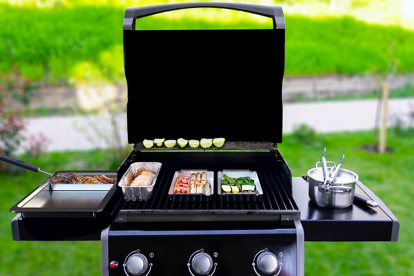 Yukon Glory™ BBQ 'N SERVE Grill Baskets (BBQ 'N SERVE SET)