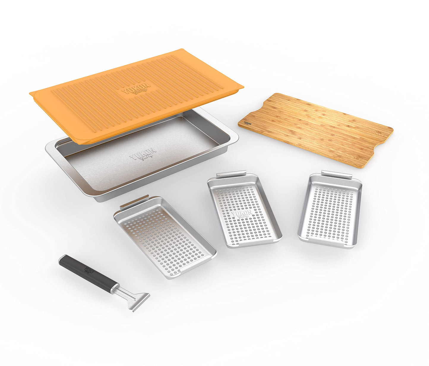 Yukon Glory™ BBQ 'N SERVE Grill Baskets (BBQ 'N SERVE SET)