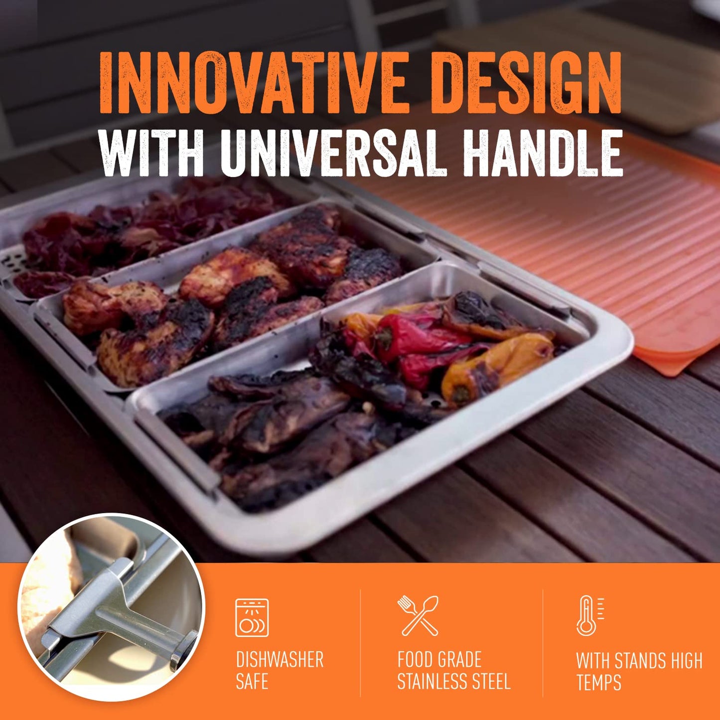 Yukon Glory™ BBQ 'N SERVE Grill Baskets (BBQ 'N SERVE SET)