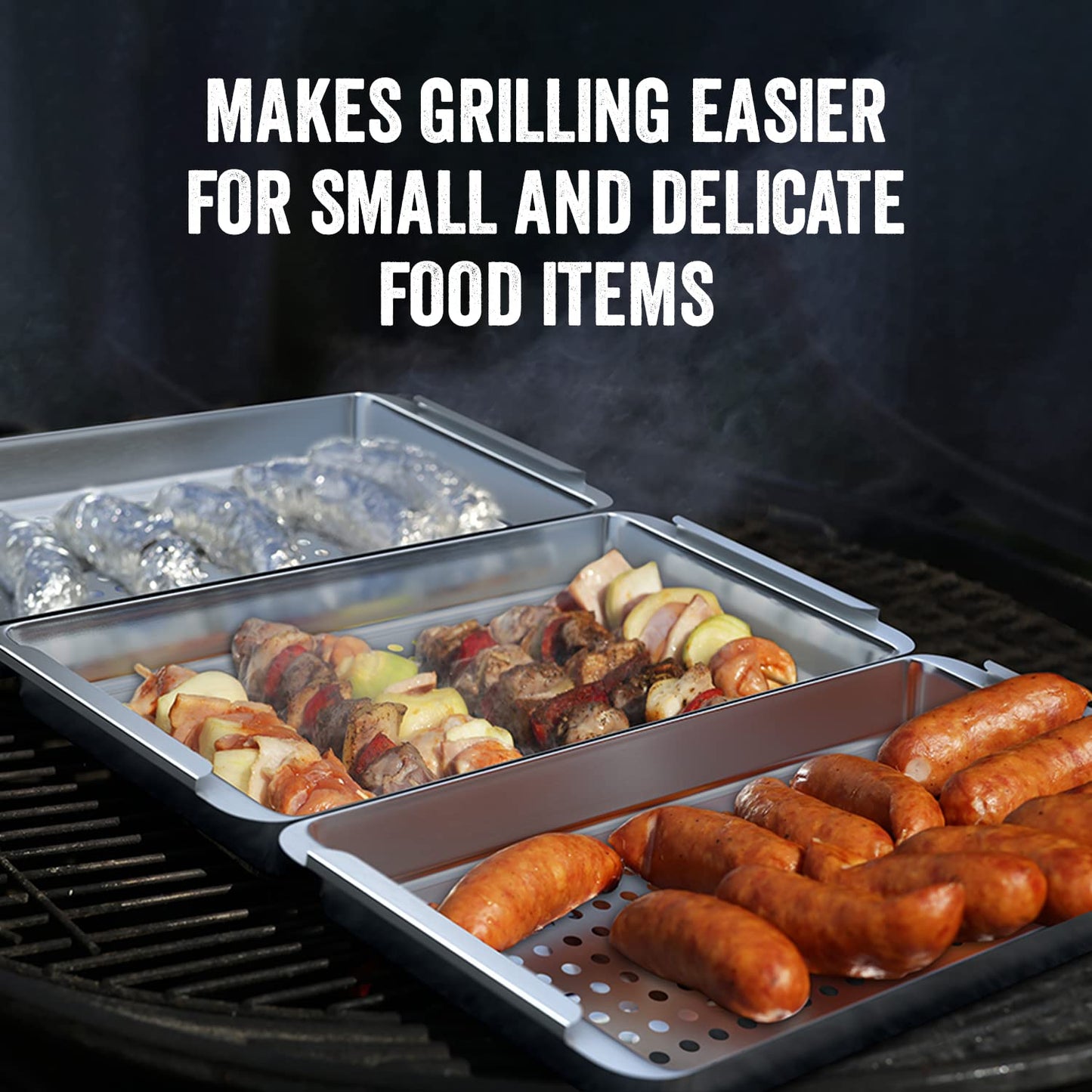 Yukon Glory™ BBQ 'N SERVE Grill Baskets (BBQ 'N SERVE SET)
